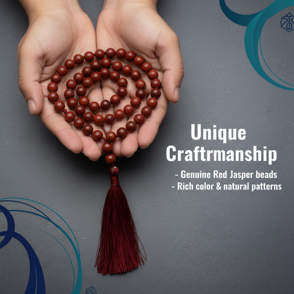 Red Jasper Mala