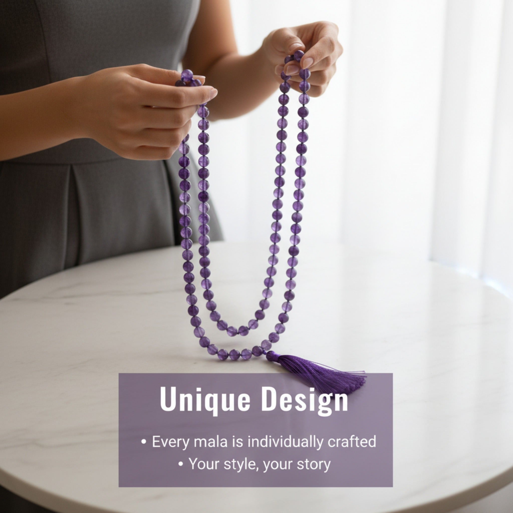 Amethyst Mala